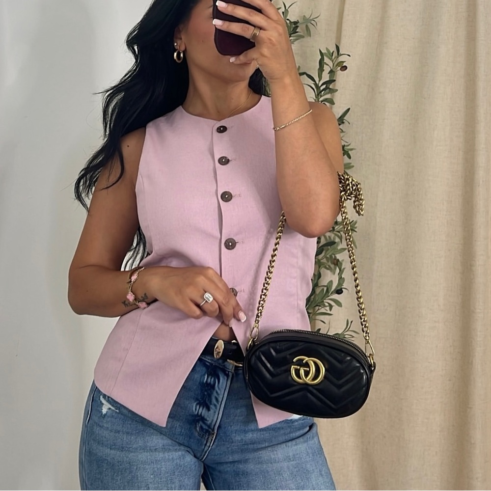 Lilac Vest Top